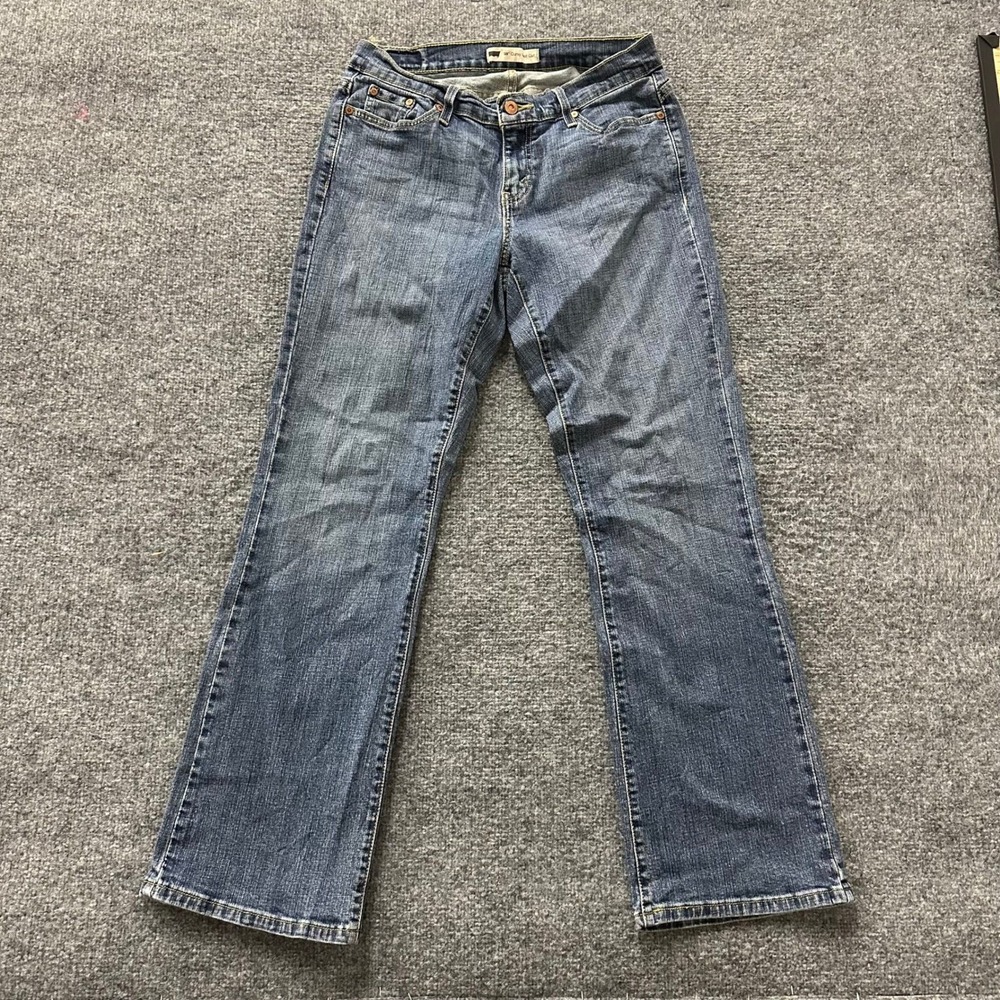 Levi's Jeans Womens Size 12 M Blue 529 Curvy Bootcut Stretch Denim Casual